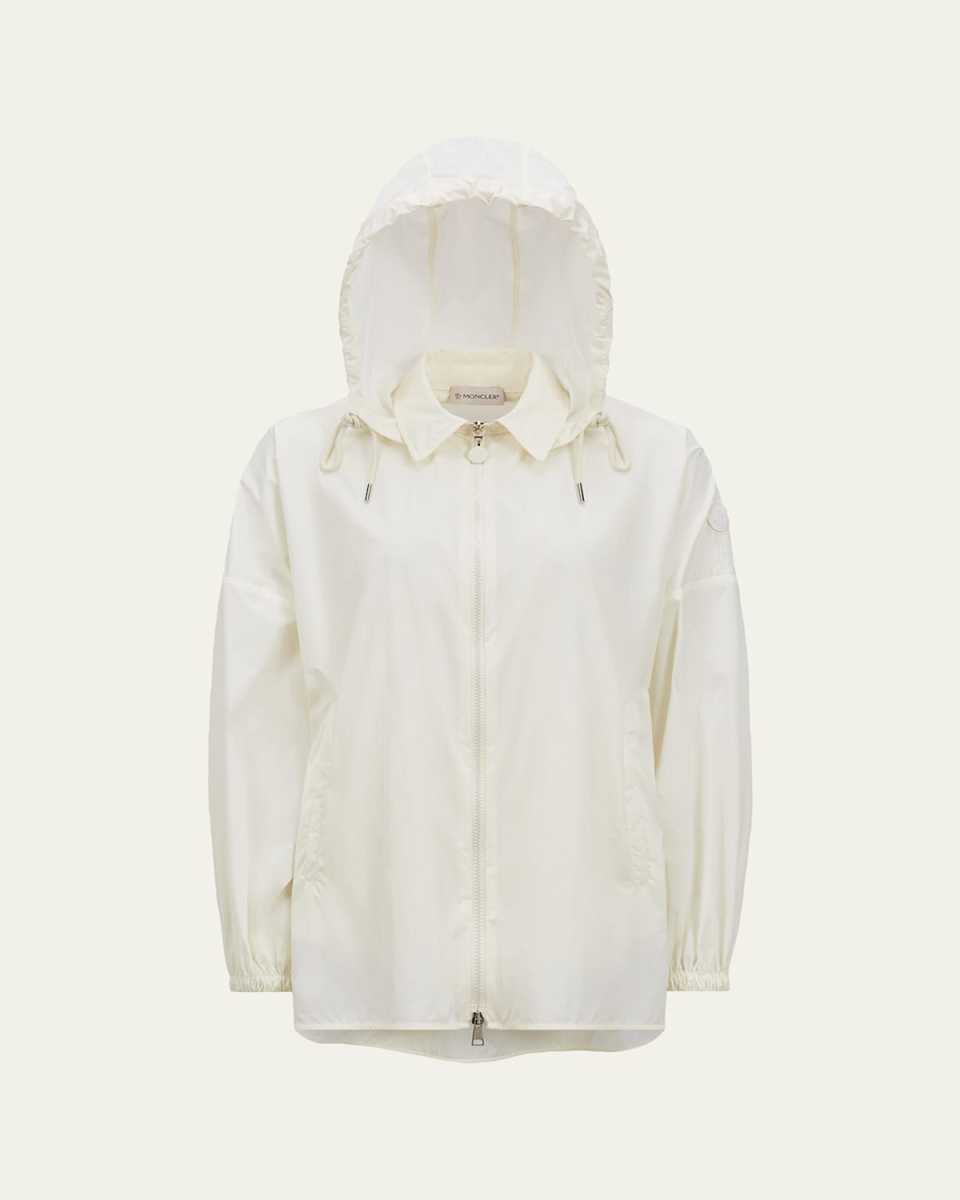 Water-Repellent Shirt with Removable Hood